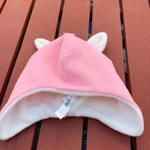 (five for $25) Source  Unknown fleece bunny hat. 4-5 years.